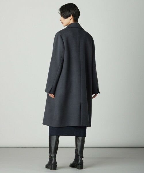 L size ONWARD(大きいサイズ) / エルサイズオンワード その他アウター | Pureラムウール ダブル ロングコート | 詳細5