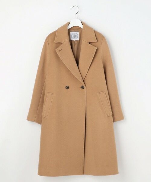 L size ONWARD(大きいサイズ) / エルサイズオンワード その他アウター | Pureラムウール ダブル ロングコート | 詳細13