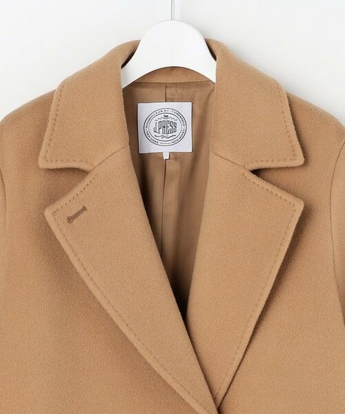 L size ONWARD(大きいサイズ) / エルサイズオンワード その他アウター | Pureラムウール ダブル ロングコート | 詳細15