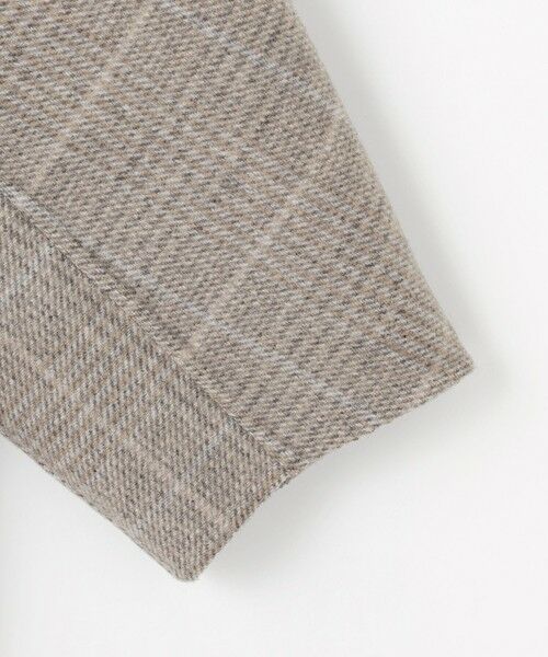 L size ONWARD(大きいサイズ) / エルサイズオンワード その他アウター | 【17号サイズまで展開・カタログ掲載】ウールリバーチェック柄ノーカラー コート | 詳細11