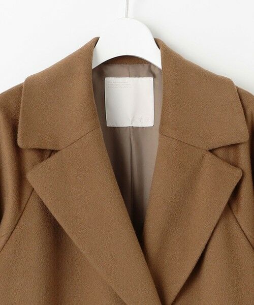 L size ONWARD(大きいサイズ) / エルサイズオンワード その他アウター | 【SHIHOさん着用】Super100sライトビーバーロング コート | 詳細11