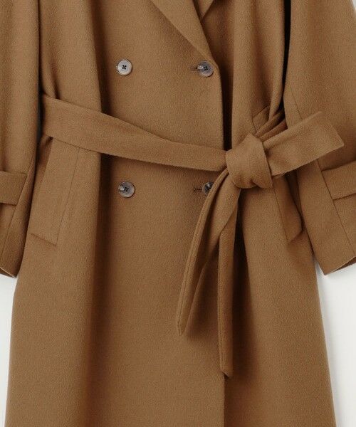 L size ONWARD(大きいサイズ) / エルサイズオンワード その他アウター | 【SHIHOさん着用】Super100sライトビーバーロング コート | 詳細12