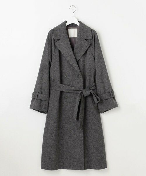 L size ONWARD(大きいサイズ) / エルサイズオンワード その他アウター | 【SHIHOさん着用】Super100sライトビーバーロング コート | 詳細26