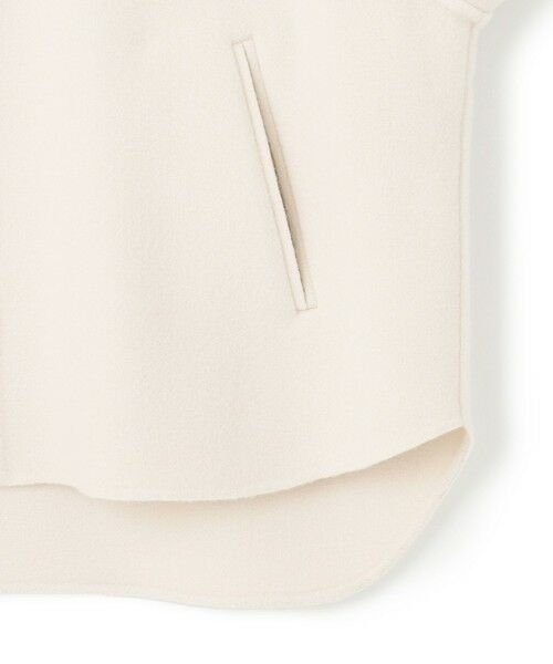 L size ONWARD(大きいサイズ) / エルサイズオンワード その他アウター | ウールライトリバー ノーカラー ショートコート | 詳細16