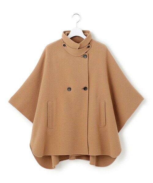 L size ONWARD(大きいサイズ) / エルサイズオンワード その他アウター | 【見上愛さん着用/Oggi12月号掲載】ウールライトリバー ポンチョシルエット コート | 詳細26