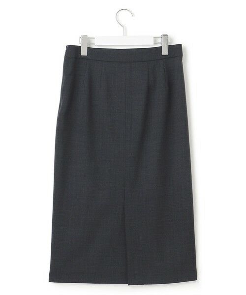 L size ONWARD(大きいサイズ) / エルサイズオンワード ミニ・ひざ丈スカート | 【UVカット・洗える】ウール2WAYストレッチ タイトスカート | 詳細12