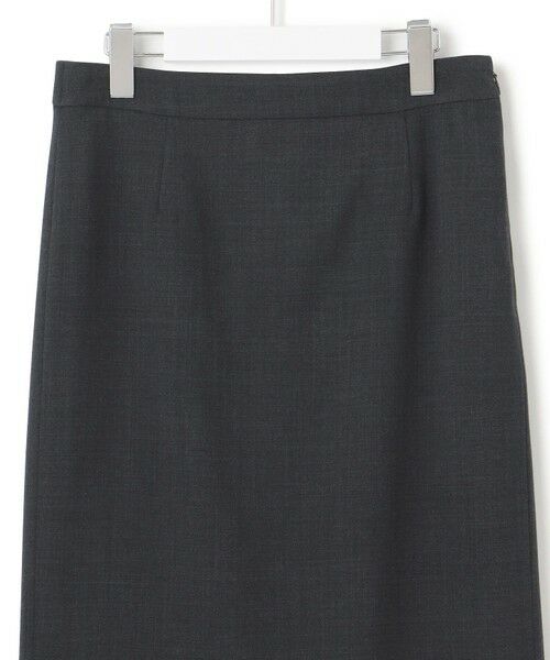 L size ONWARD(大きいサイズ) / エルサイズオンワード ミニ・ひざ丈スカート | 【UVカット・洗える】ウール2WAYストレッチ タイトスカート | 詳細8