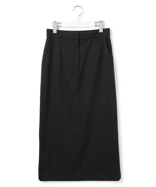 L size ONWARD(大きいサイズ) / エルサイズオンワード ミニ・ひざ丈スカート | 【裏起毛】 ウォームサテン Iラインスカート | 詳細30