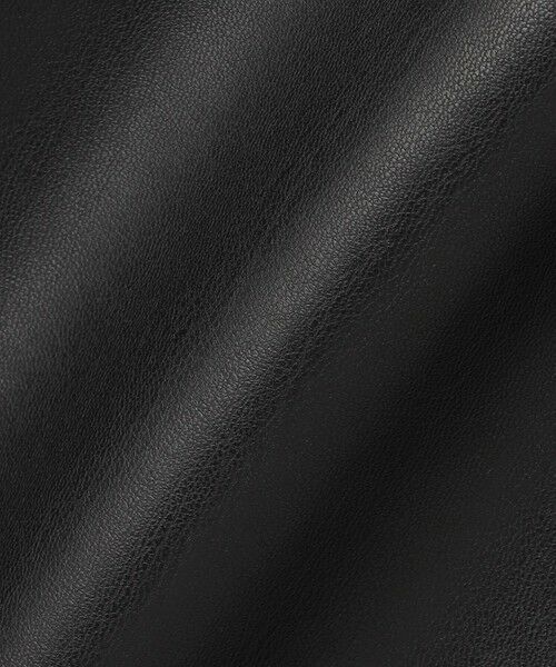 L size ONWARD(大きいサイズ) / エルサイズオンワード ミニ・ひざ丈スカート | 【洗える】フェイクレザー ナロースカート | 詳細20