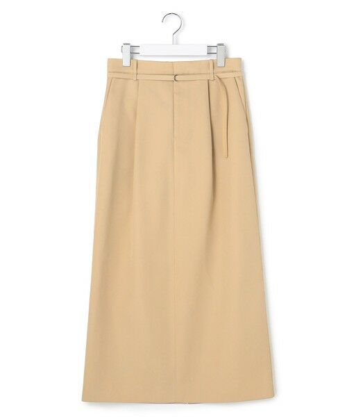 L size ONWARD(大きいサイズ)/エルサイズオンワード 【WEB＆一部店舗限定・撥水加工・洗える】C0SoftTwiLL ロングスカート チノ 42