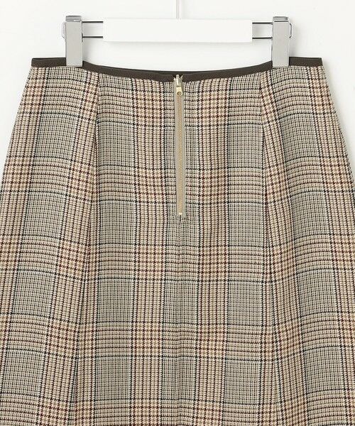 L size ONWARD(大きいサイズ) / エルサイズオンワード ミニ・ひざ丈スカート | 【リバーシブル】リバーチェック スカート | 詳細29