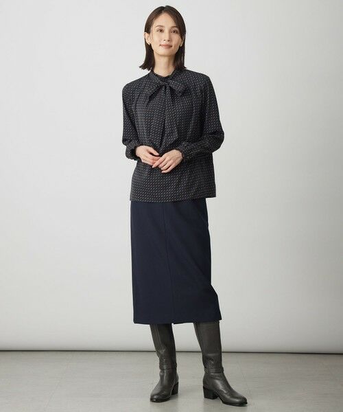 L size ONWARD(大きいサイズ) / エルサイズオンワード ミニ・ひざ丈スカート | SOFTサーモ2way ナロースカート | 詳細12