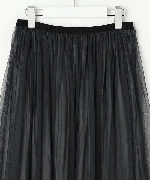 L size ONWARD(大きいサイズ) / エルサイズオンワード ミニ・ひざ丈スカート | 【2way】リバーシブル チュール スカート | 詳細11