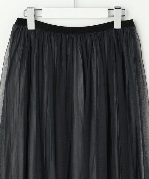 L size ONWARD(大きいサイズ) / エルサイズオンワード ミニ・ひざ丈スカート | 【2way】リバーシブル チュール スカート | 詳細12
