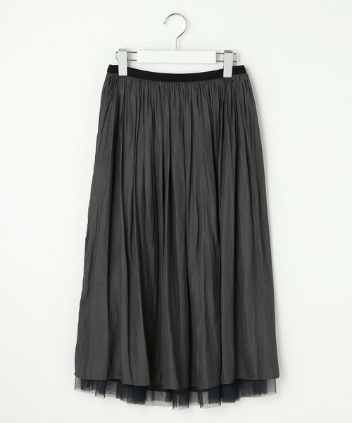 L size ONWARD(大きいサイズ) / エルサイズオンワード ミニ・ひざ丈スカート | 【2way】リバーシブル チュール スカート | 詳細16