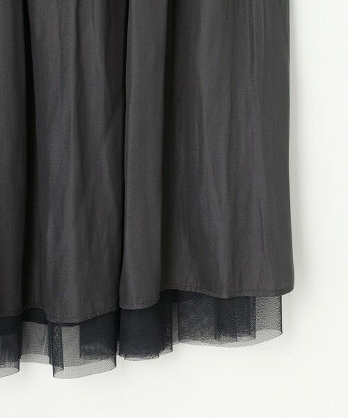 L size ONWARD(大きいサイズ) / エルサイズオンワード ミニ・ひざ丈スカート | 【2way】リバーシブル チュール スカート | 詳細18