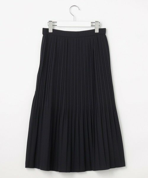 L size ONWARD(大きいサイズ) / エルサイズオンワード ミニ・ひざ丈スカート | ノルディス2wayジョーゼット プリーツ スカート | 詳細6