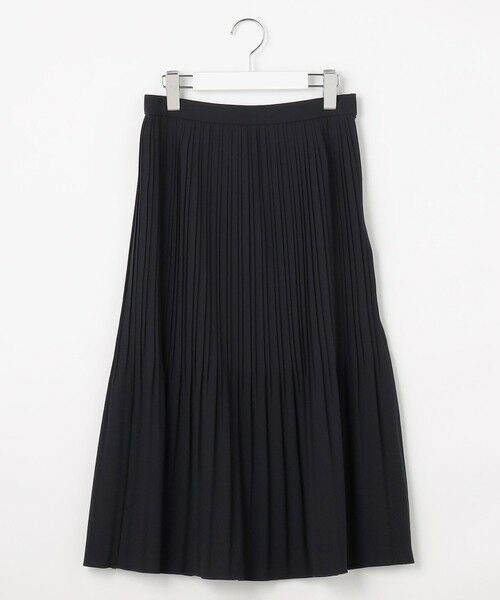 L size ONWARD(大きいサイズ) / エルサイズオンワード ミニ・ひざ丈スカート | ノルディス2wayジョーゼット プリーツ スカート | 詳細5