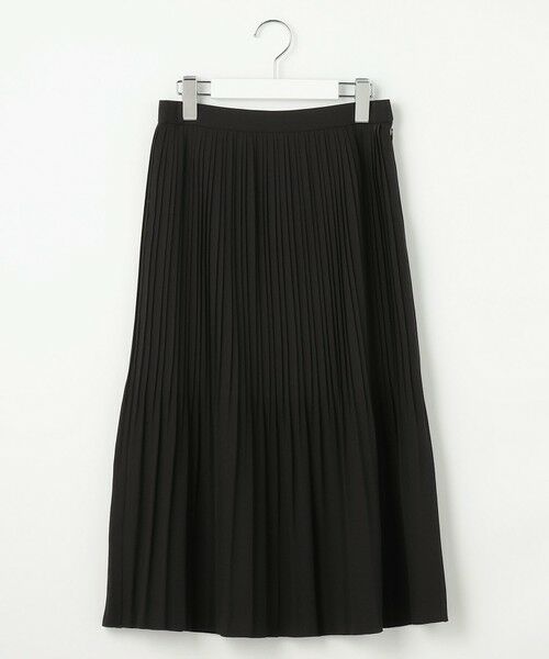 L size ONWARD(大きいサイズ) / エルサイズオンワード ミニ・ひざ丈スカート | ノルディス2wayジョーゼット プリーツ スカート | 詳細15