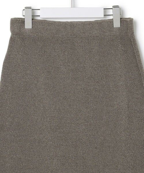 L size ONWARD(大きいサイズ) / エルサイズオンワード ミニ・ひざ丈スカート | 【SLOW/一部店舗限定】ベロア風ニット スカート | 詳細9