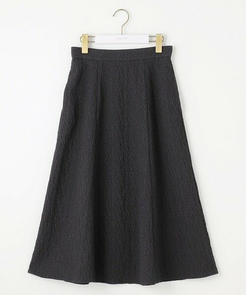 L size ONWARD(大きいサイズ) / エルサイズオンワード ミニ・ひざ丈スカート | ジャカードフレア スカート | 詳細6