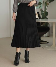 CICA加工 ニット フレア スカート