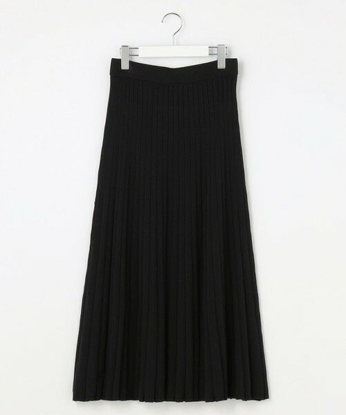 L size ONWARD(大きいサイズ) / エルサイズオンワード ミニ・ひざ丈スカート | CICA加工 ニット フレア スカート | 詳細7