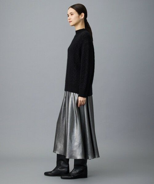 L size ONWARD(大きいサイズ) / エルサイズオンワード ミニ・ひざ丈スカート | 【カタログ掲載】シャイニーギャザー スカート | 詳細17