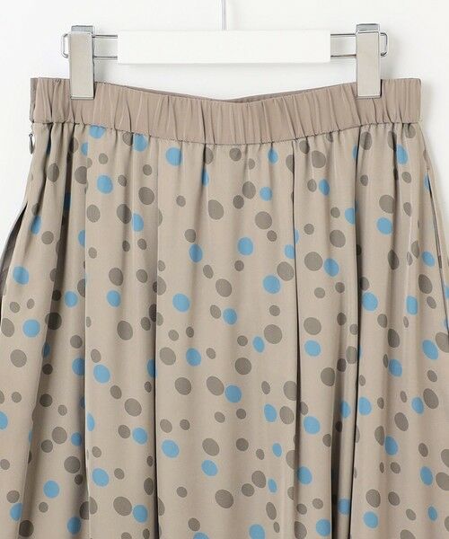L size ONWARD(大きいサイズ) / エルサイズオンワード ミニ・ひざ丈スカート | マルチポルカドットプリント スカート | 詳細10