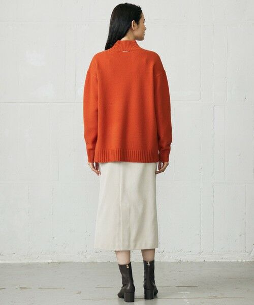 L size ONWARD(大きいサイズ) / エルサイズオンワード ミニ・ひざ丈スカート | 【17号サイズまで展開・SHIHOさん着用】ソフトコーデュロイ スカート | 詳細6