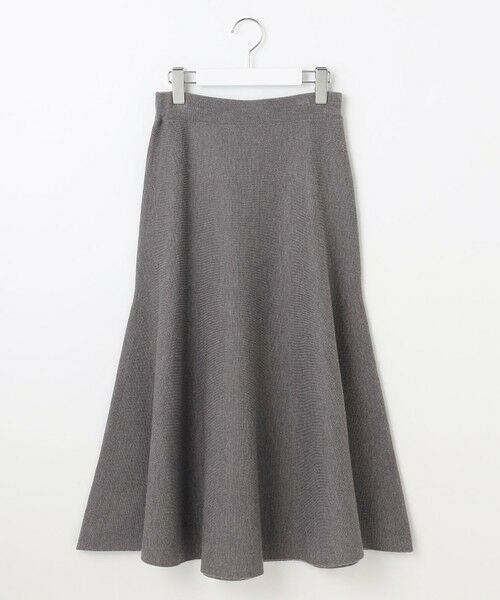 L size ONWARD(大きいサイズ) / エルサイズオンワード ミニ・ひざ丈スカート | 【カタログ掲載】ウールミラノニットフレア スカート | 詳細5