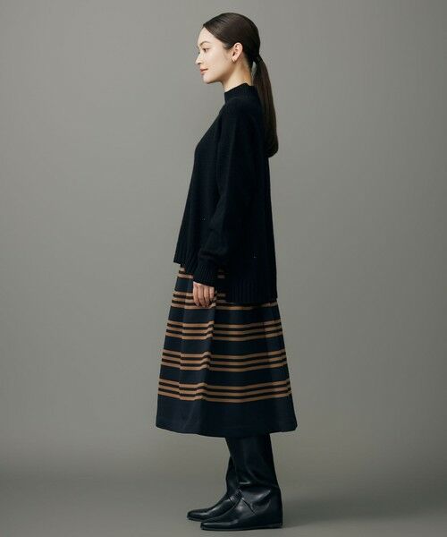 L size ONWARD(大きいサイズ) / エルサイズオンワード ミニ・ひざ丈スカート | ポリエステルホールガーメント スカート | 詳細4