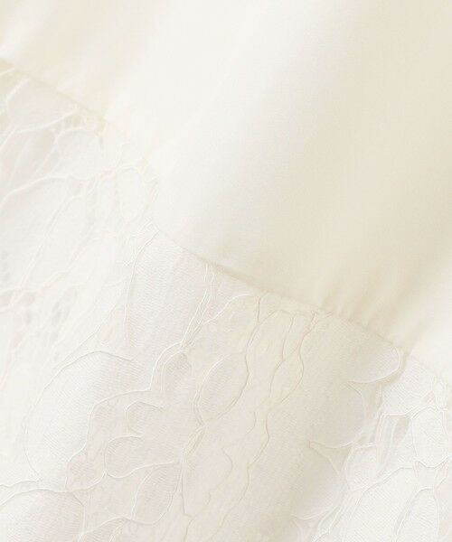 L size ONWARD(大きいサイズ) / エルサイズオンワード ミニ・ひざ丈スカート | 【LEE10月号掲載/洗える】レースコンビ ペチコート スカート | 詳細16