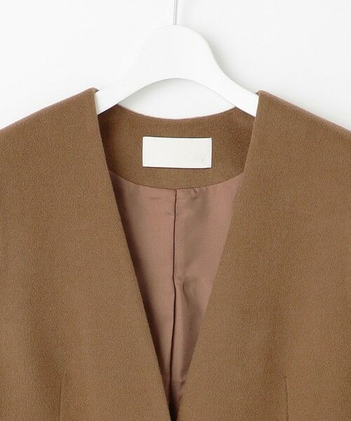 L size ONWARD(大きいサイズ) / エルサイズオンワード ベスト | 【カタログ掲載】Super100sライトビーバー ジレ | 詳細6