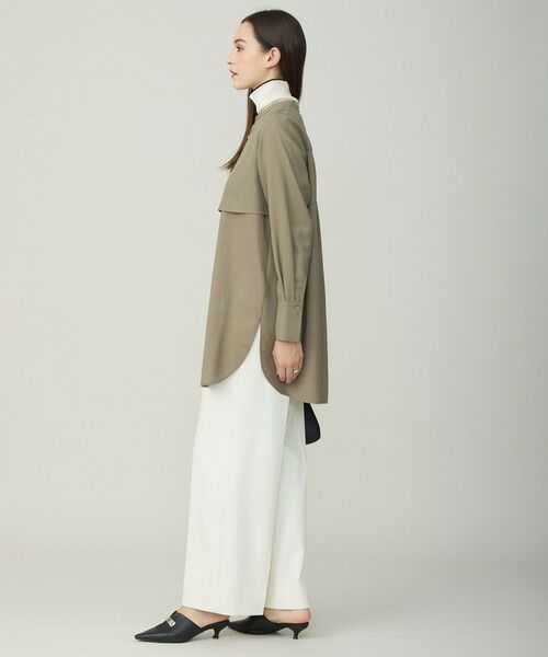 L size ONWARD(大きいサイズ) / エルサイズオンワード シャツ・ブラウス | アルタニカツイル バンドカラーブラウス | 詳細14