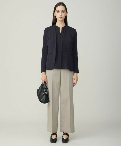 L size ONWARD(大きいサイズ) / エルサイズオンワード シャツ・ブラウス | Fied キーネック ブラウス | 詳細13