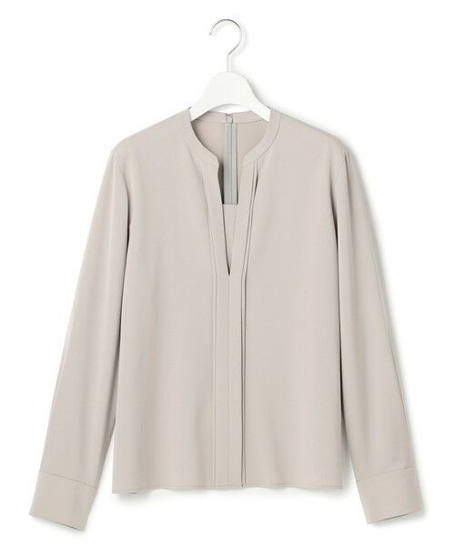 L size ONWARD(大きいサイズ) / エルサイズオンワード シャツ・ブラウス | Fied キーネック ブラウス | 詳細17