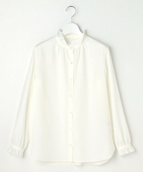 L size ONWARD(大きいサイズ) / エルサイズオンワード シャツ・ブラウス | フルダルスパンマイクロピーチ ブラウス | 詳細7