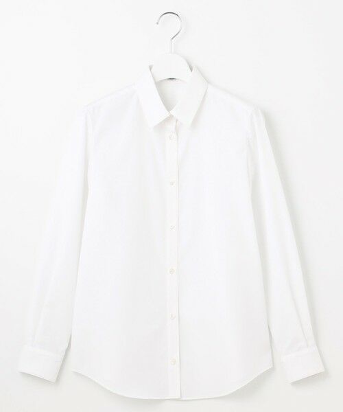 L size ONWARD(大きいサイズ) / エルサイズオンワード シャツ・ブラウス | 【リクルート対応】ホワイトブロード シャツカラーブラウス | 詳細5