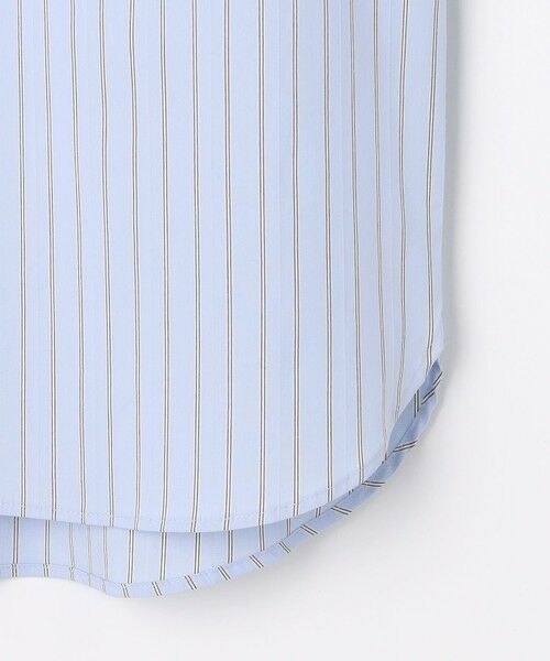 L size ONWARD(大きいサイズ) / エルサイズオンワード シャツ・ブラウス | BEZコットンナイロン ストライプ フリル襟 ブラウス | 詳細19