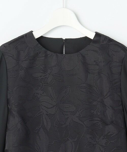 L size ONWARD(大きいサイズ) / エルサイズオンワード シャツ・ブラウス | 【カタログ掲載・セットアップ対応】フラワーオパールプリントブロッキング ブラウス | 詳細3