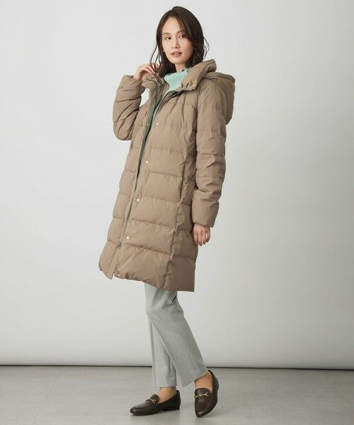 L size ONWARD(大きいサイズ) / エルサイズオンワード ダウンジャケット・ベスト | 【洗える・2way】タフタダウン ロング丈 コート | 詳細27