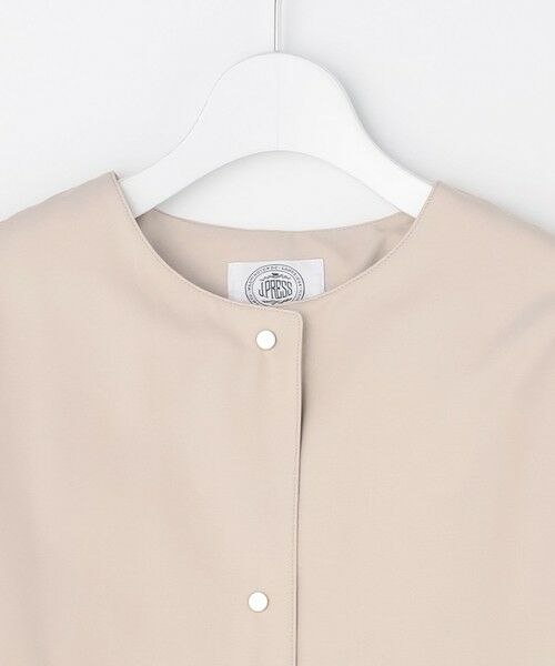 L size ONWARD(大きいサイズ) / エルサイズオンワード その他アウター | 【2way】VINAジェットオックス ノーカラー コート | 詳細8