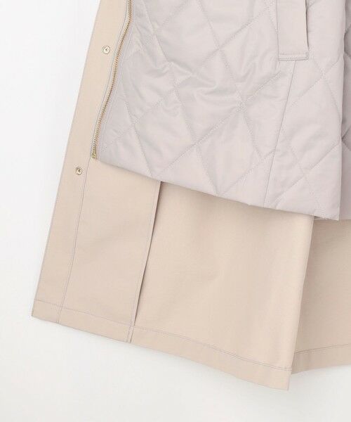 L size ONWARD(大きいサイズ) / エルサイズオンワード その他アウター | 【2way】VINAジェットオックス ノーカラー コート | 詳細15