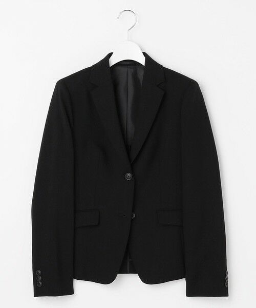 L size ONWARD(大きいサイズ) / エルサイズオンワード テーラードジャケット | 【リクルート対応】セラータカームスキン テーラード ジャケット(ブラック系)