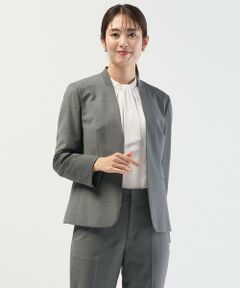 L size ONWARD(大きいサイズ) / エルサイズオンワード ノーカラージャケット | 【セットアップ対応】BAHARIYE SOLID ノーカラー ジャケット