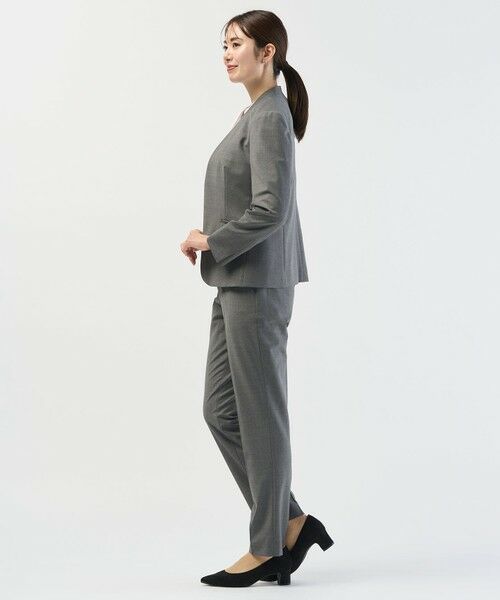 L size ONWARD(大きいサイズ) / エルサイズオンワード ノーカラージャケット | 【セットアップ対応】BAHARIYE SOLID ノーカラー ジャケット | 詳細3