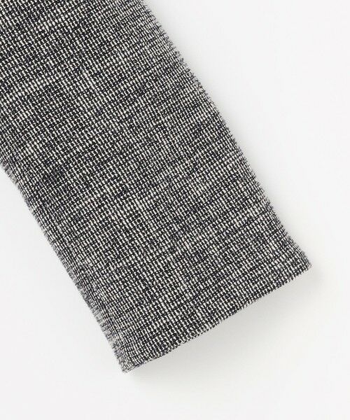 L size ONWARD(大きいサイズ) / エルサイズオンワード ノーカラージャケット | ライトストレッチ ツイード ジャケット | 詳細10