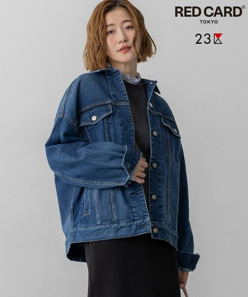 L size ONWARD(傫TCY)/GTCYI[h yKq񒅗p/RED CARD TOKYO×23zI[o[TCY fj WPbg _u[n 46