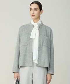 L size ONWARD(大きいサイズ) / エルサイズオンワード カーディガン・ボレロ | ウーレットシャギー ブルゾン